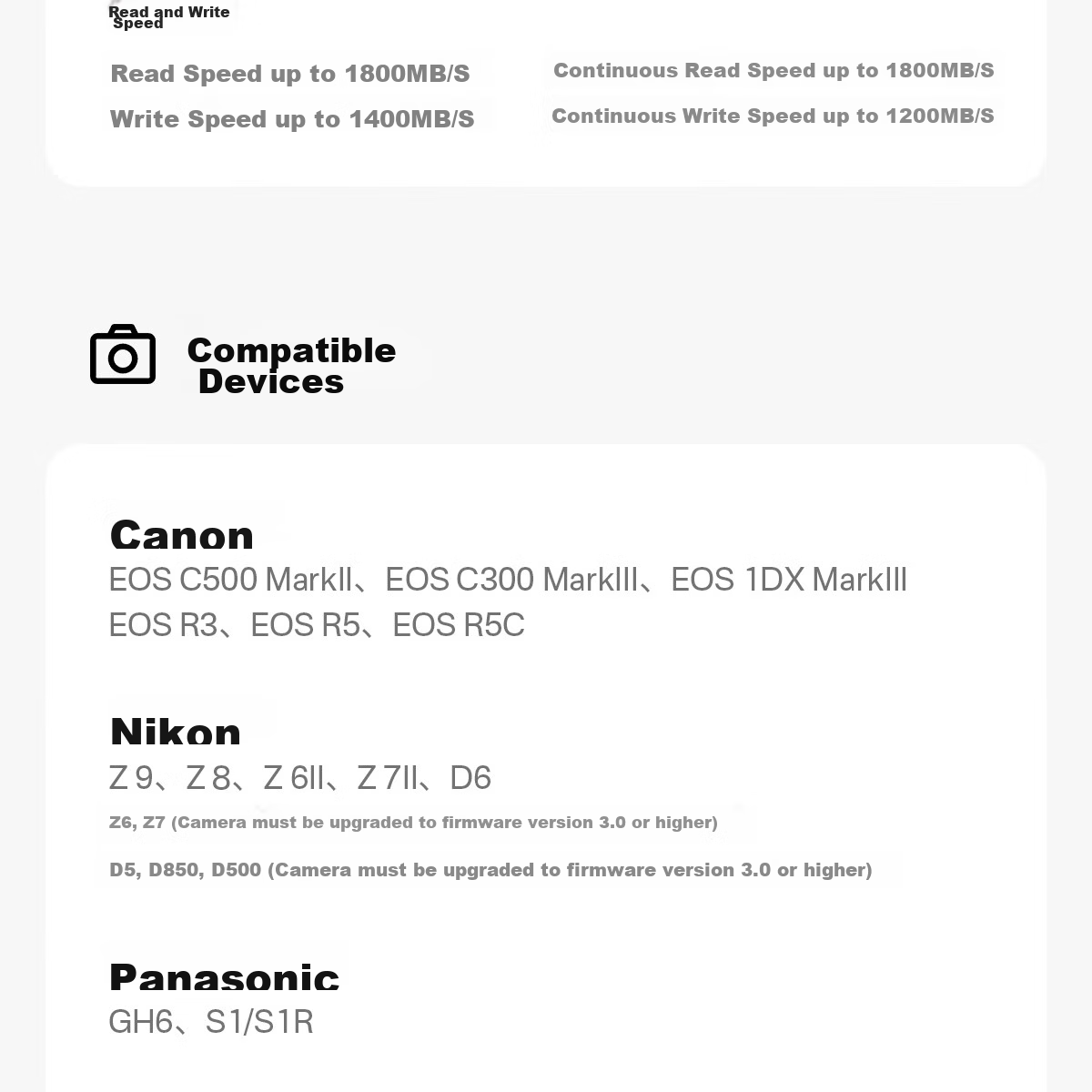 Zhiyukeji 1TB CFexpress Type B Memory Card, High-Speed Mirrorless Camera CFexpress Card, Compatible with Fuji, Canon, Niko 16