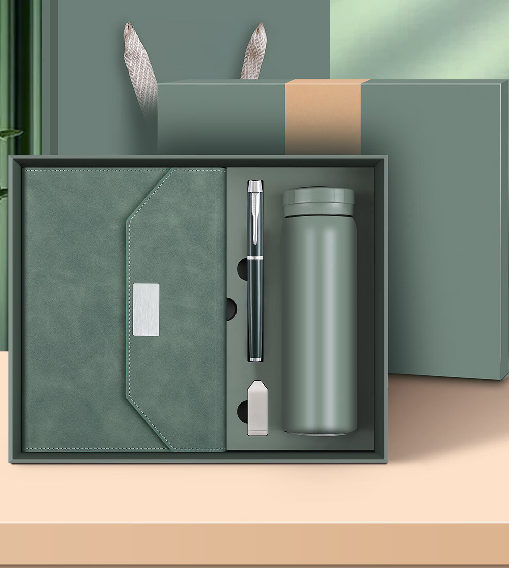 Jiaranheng Notebook Gift Box Set with Thermos, Stylish Gift for Teachers, High-Quality Office Supplies, Customizable Gift for Clients 25
