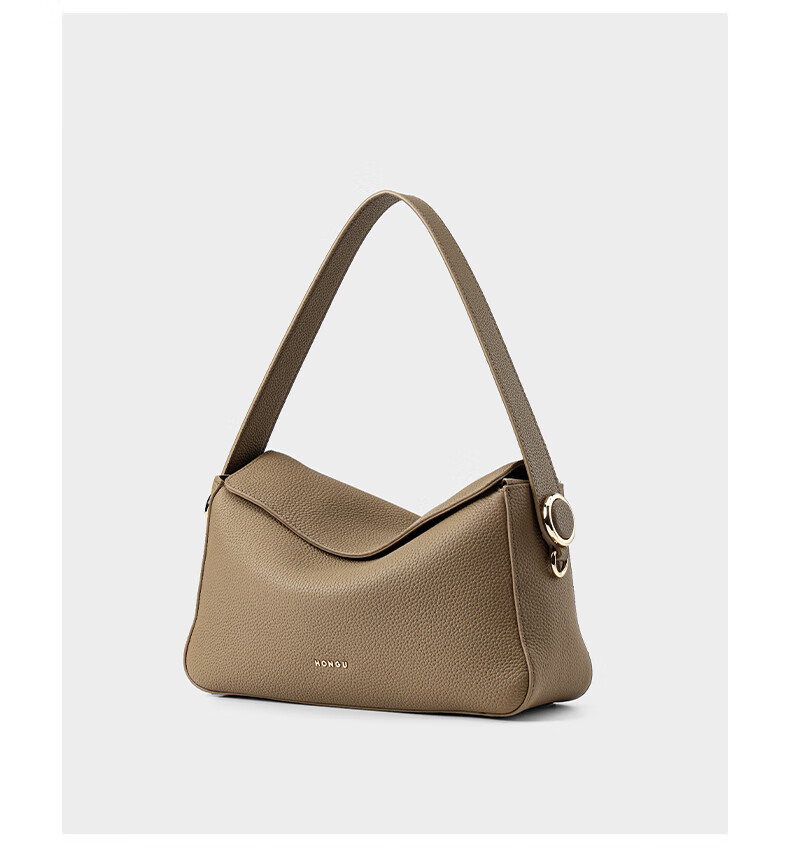 HONGU Leather Handbag, Women's Shoulder Bag, Commuter Crossbody Bag, Casual Ladies' Purse, Birthday Gift for Wome 12