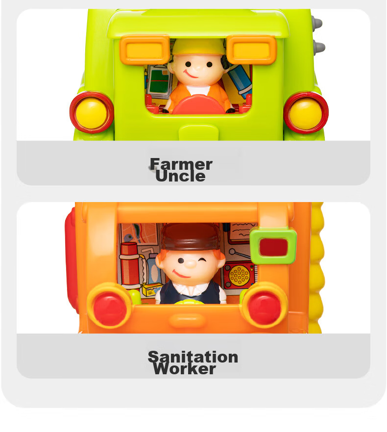 HUILE TOYS Children's Construction Vehicle Toy Car for Boys And Girls, Baby Toys Car for 1-3 Years Old, First Birthday Gift 3