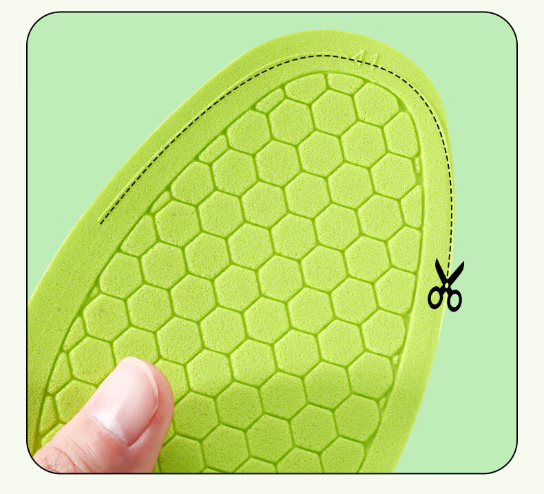 3AnGnI Insoles, Nano Men's Sweat-Absorbing And Odor-Resistant Shoe Inserts, Antibacterial Deodorizing Breathable Moisture-Wicking, 5 Pairs Pack, Mint Style 13