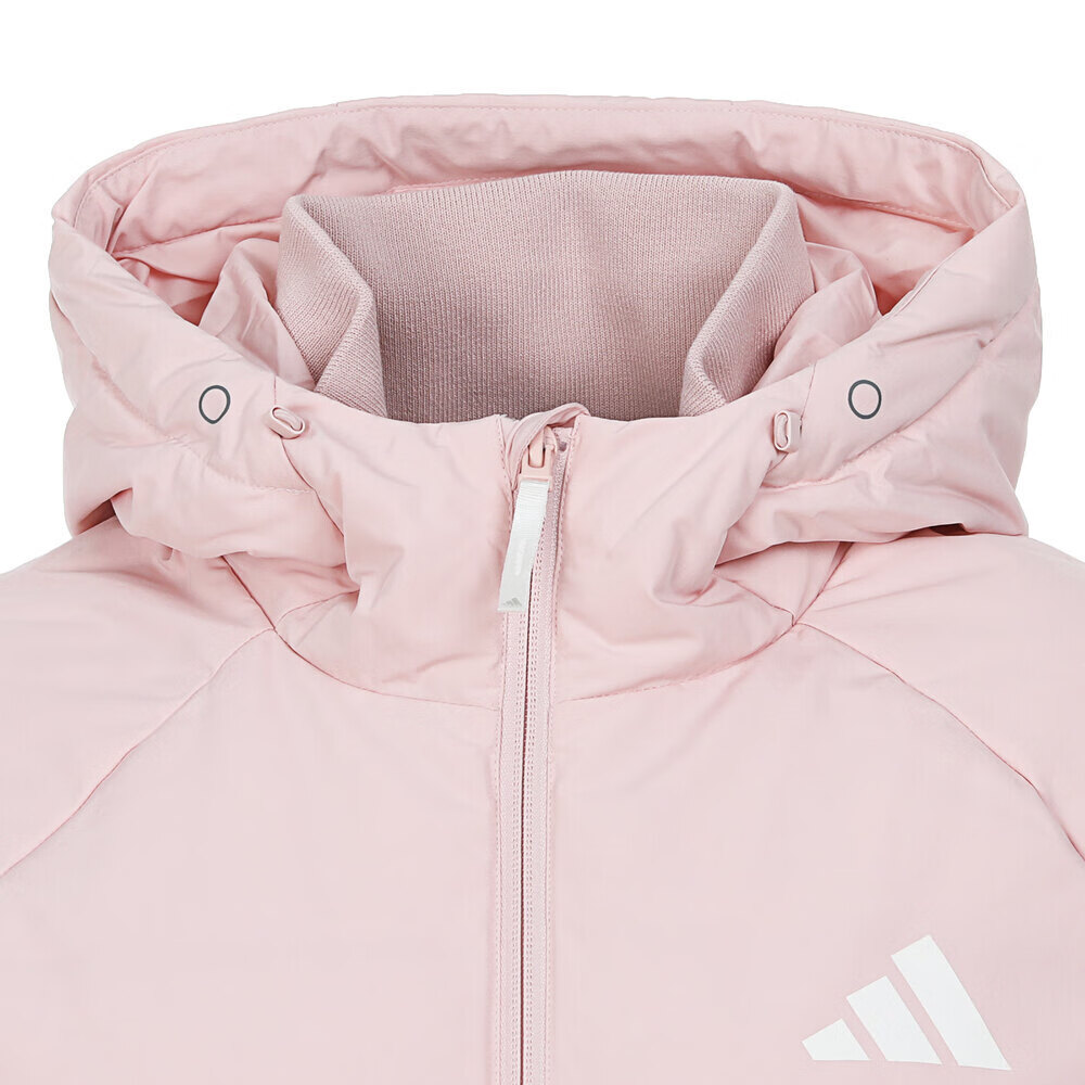 Adidas Women's Winter Regular Duck Down 600 Fill Power Black Hooded down Jacket JG3866 A/M 3