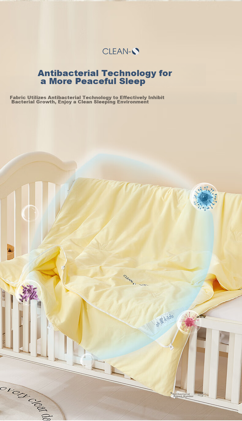 MERCURY Kids A+Pro Pure Cotton Antibacterial Hypoallergenic Silk Spring And Autumn Comforter for Children (Cream Pink), 120cm × 150cm, Class A 9