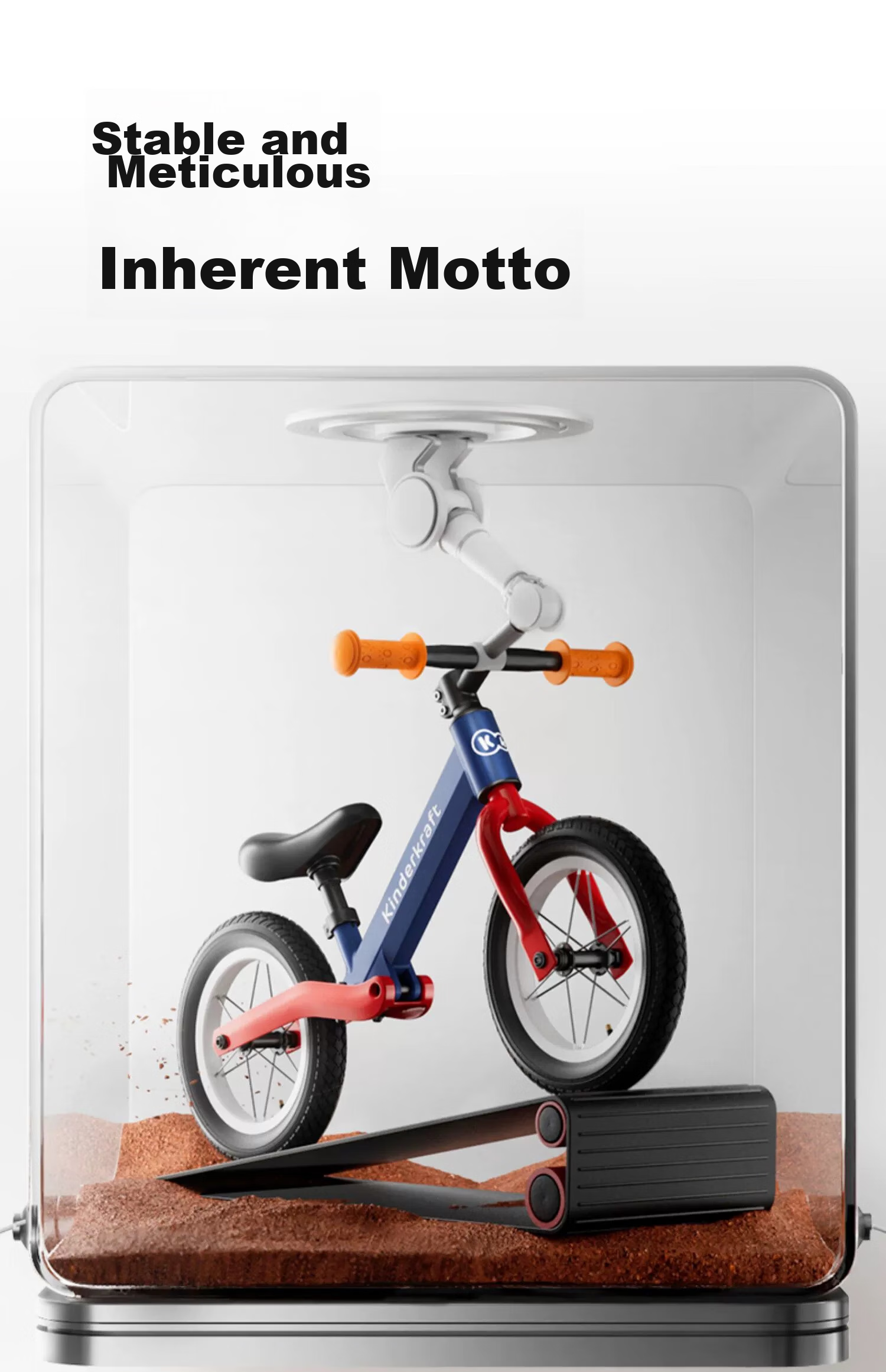 KinderKraft KK Children's Balance Bike for Ages 1-3 No Pedal Balance Bike Bicycle Shock-Absorbing Walker, Upgraded Racing Red 29