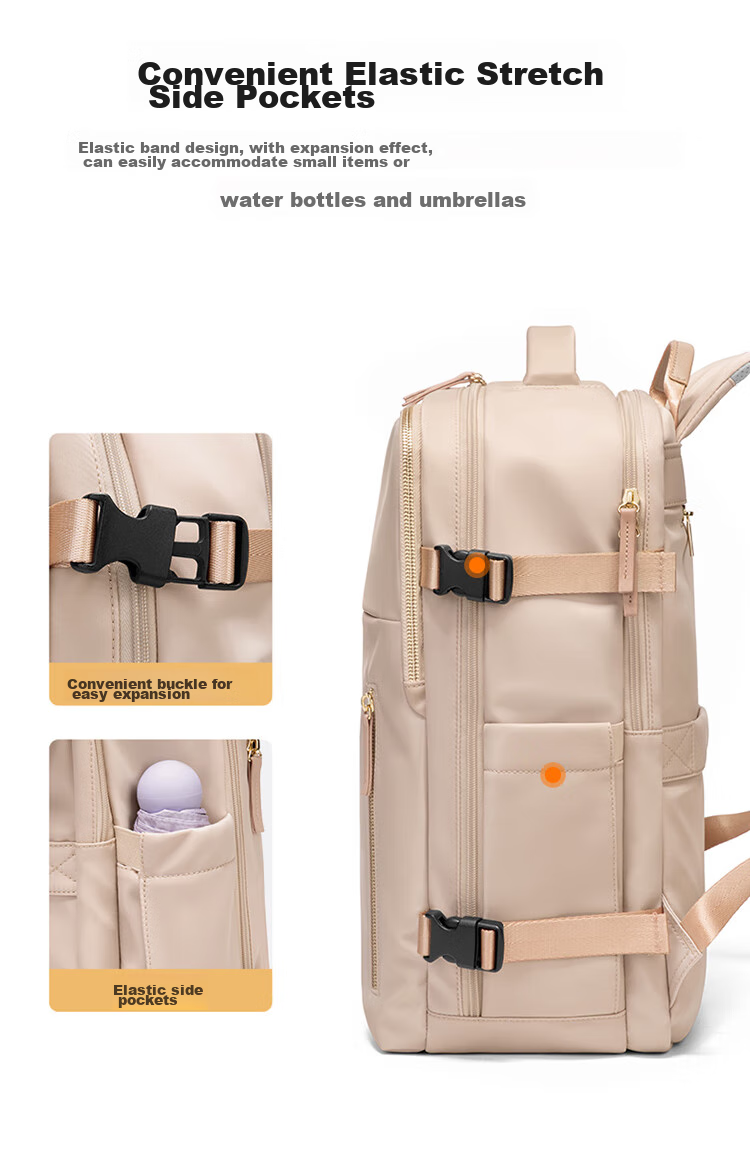 POLO Backpack for Women, Travel Bag, Large Capacity Schoolbag, Luggage Bag with 15.6-Inch Laptop Compartment, Birthday Gift 12