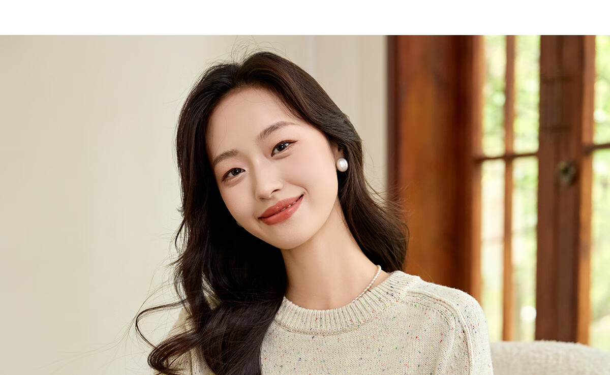 PinCai Women's Knitted Sweater Spring Autumn High-Quality Speckled Pullover Knitwear Base Layer P144Z9029 18
