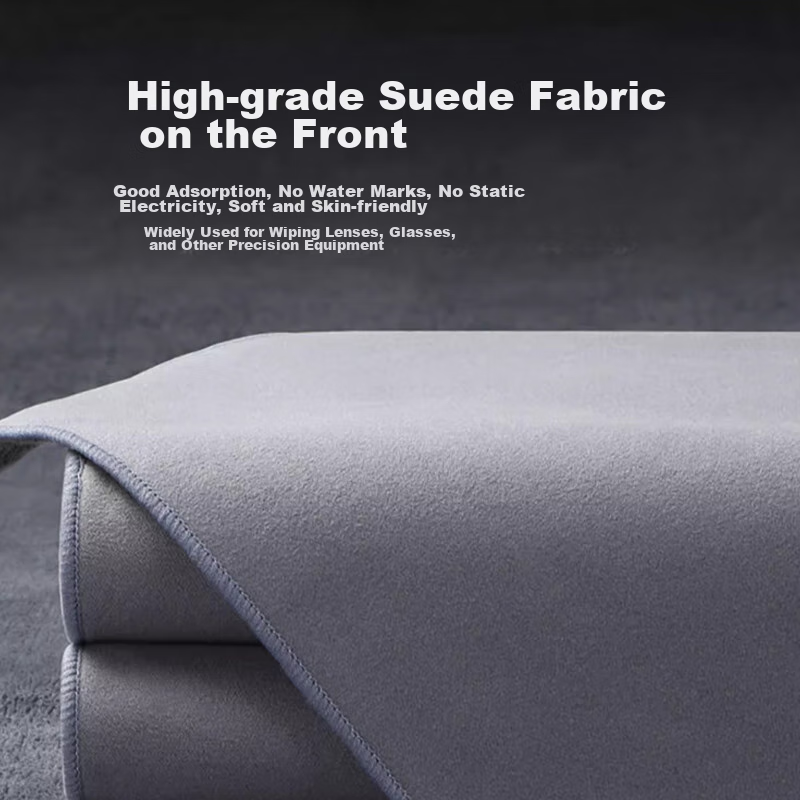 JPLAYER Car Wash Towel, Double-Sided Suede Cloth, Specialized Cleaning Cloth for Cars, Absorbent, for Cleaning Car Windows, 30*40CM, 3 Pieces