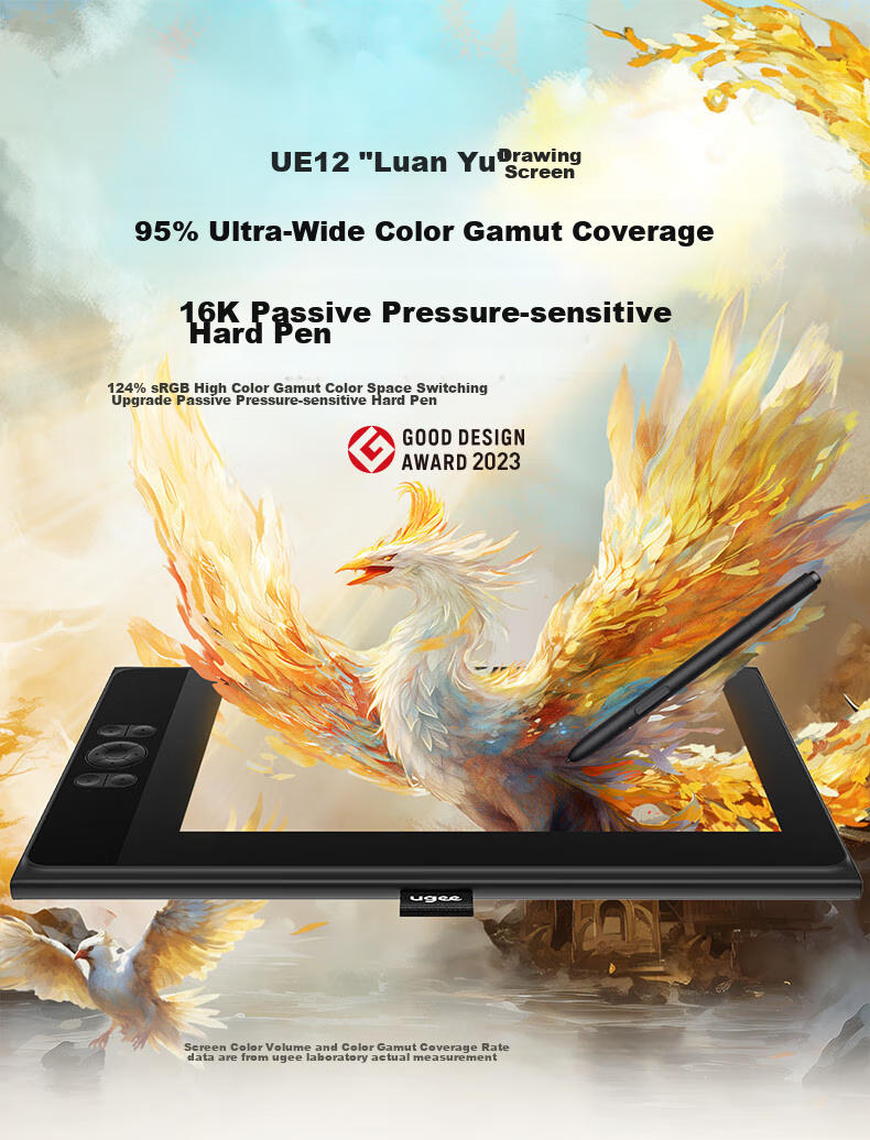 UGEE D6 Smart Eye Protection Drawing Tablet for Students, Digital Screen Graphics Tablet for Middle and High School Learning 1