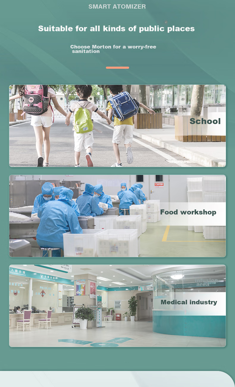 MODUN M-X6 Automatic Sensor Hand Sanitizer Wall-Mounted Alcohol Disinfection Machine, Sterilizing Spray Cleaner, Phone Sanitizer Sprayer 3