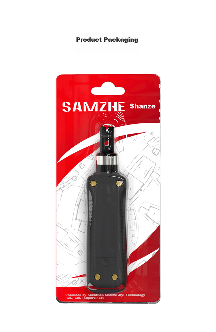 SAMZHE Cable Crimper Module Patch Panel Tool Wire Cutter Telephone Network Cable Cutter SZ-324B (Unit: Box) 11