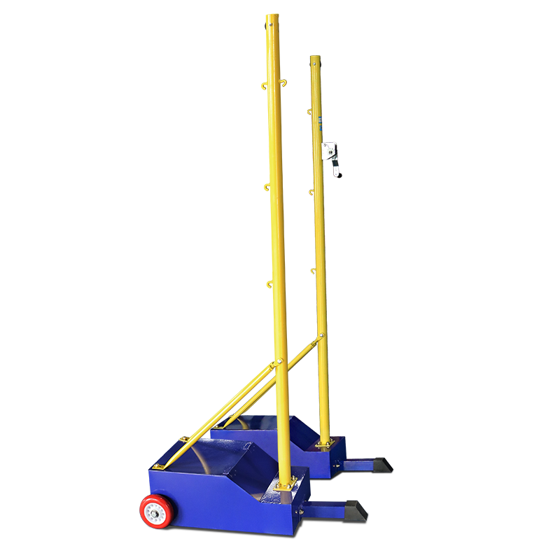 JEEANLEAN Badminton Net Stand, Standard Indoor And Outdoor Portable Training And Competition Badminton Racket