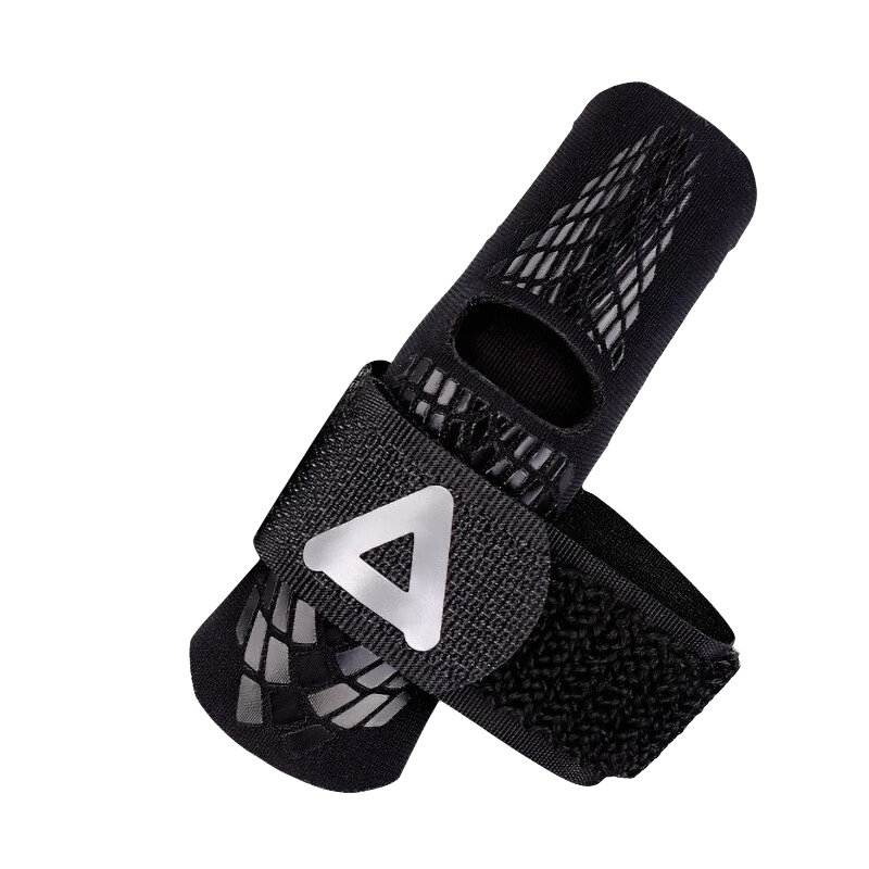 AQ Finger Immobilization Protective Sleeve, Sports Basketball Volleyball Guard, Black Dragon Scale Pressure Version, Single Piece, B30926S/M