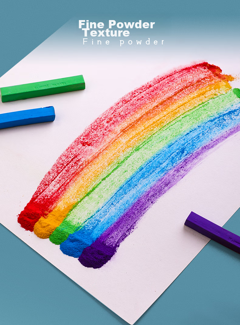 Marie's 36-Color Pastel Pencils, Colored Soft Pastel Sticks, Blackboard Chalk, Children's Wall Drawing And Graffiti Chalk Set F-2036 Drawing Pencils 3