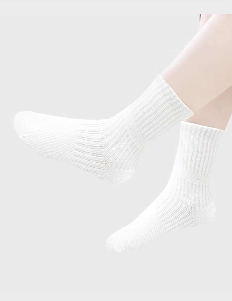 Barbie Children's Socks, Student White Socks, School Boys' Spring And Autumn Cotton Socks, Girls' Thin White Sports Socks, Short Socks 10