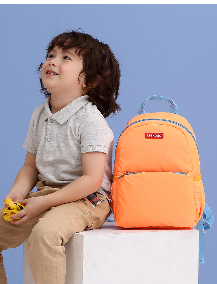 Larkpad Classic Pink Backpack for Preschool Children Ages 1-6 Boys And Girls Kindergarten Casual Travel Double Shoulder Small Backpack 916 15