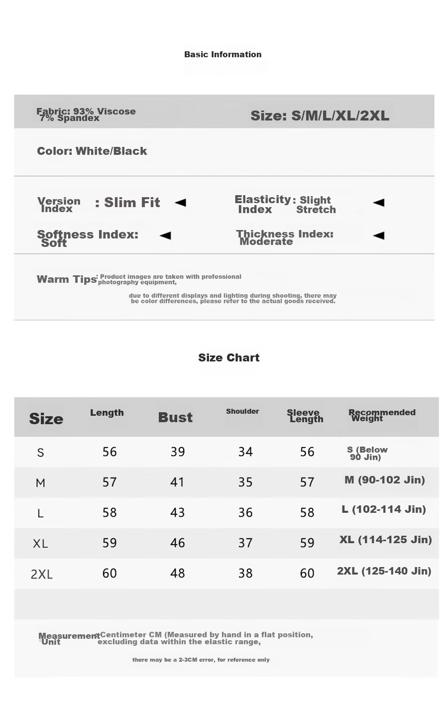 NOMe Long-Sleeve T-Shirt for Women, New Early Autumn Style, Slim-Fit Ribbed Inner Layer, Korean-Style Regular Shoulder Top, White, Size S 3