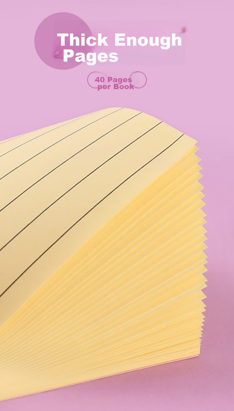 M&G Youshi Tie 3*3 Printed Self-Adhesive Sticky Notes, Horizontal Line Grid Error Correction, Blank Memo Pad, Message Stickers, 60 Pages Blank, YS-407, 1 Pack 5