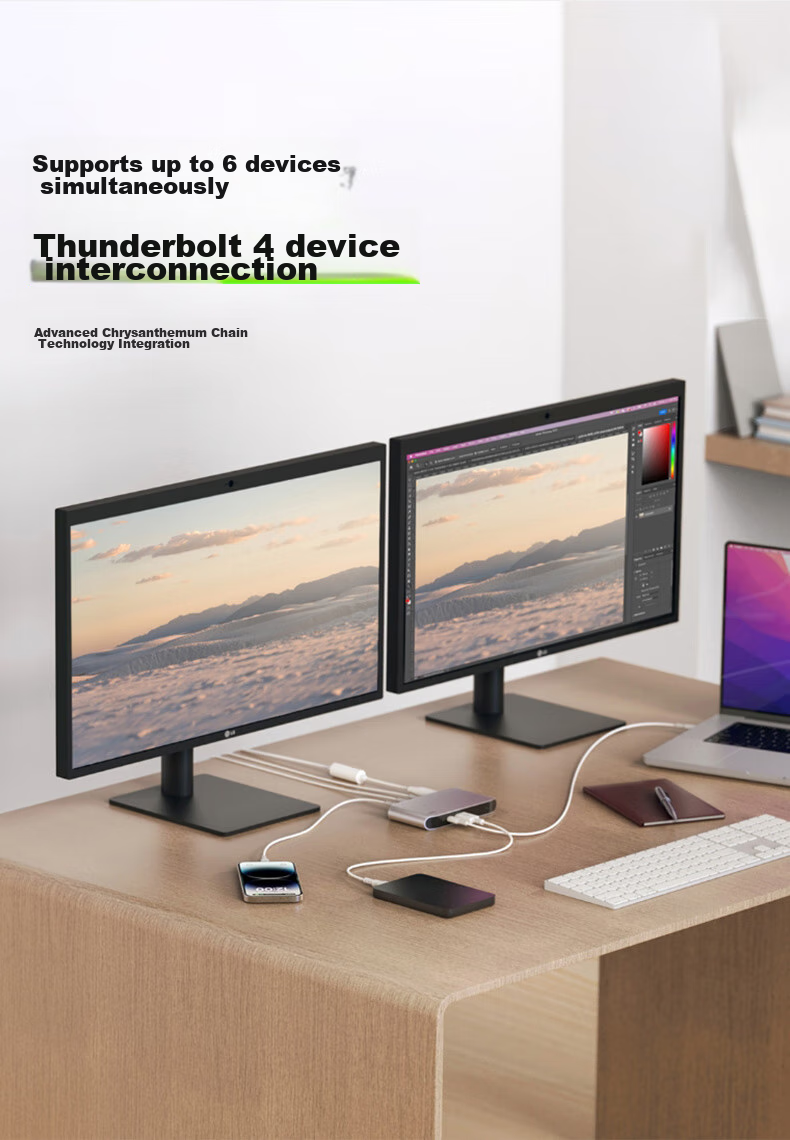 BELKIN Thunderbolt 4 Docking Station, Five-In High-Performance Expansion, Thunderbolt 4 Computer Expansion, 40Gbps Commercial Performance, 140W Power Delivery Charger Expansion Dock INC013 18