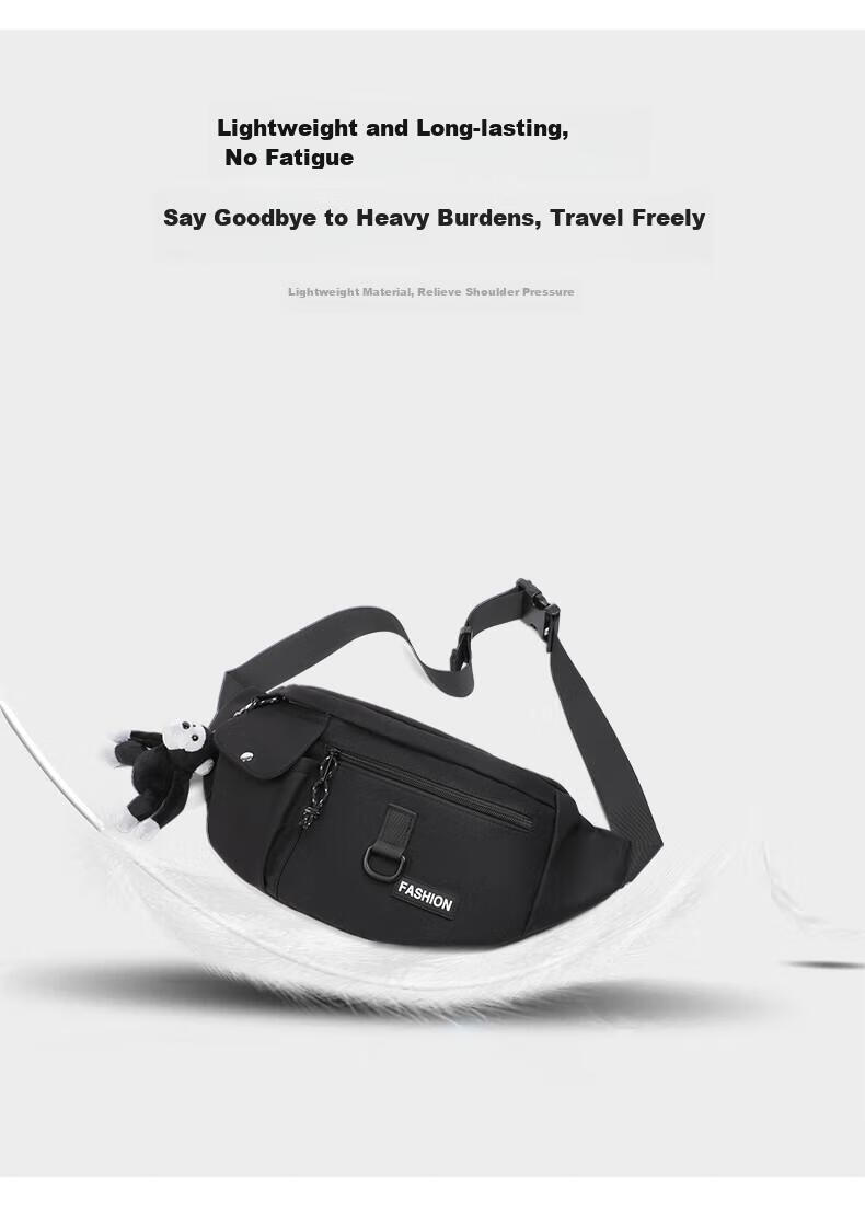Viney Crossbody Bag for Men And Women, Cycling Japanese-Style Shoulder Bag, Large Capacity Phone Bag, Casual Waist Pack, Chest Bag, Trendy Men's Bag, Sports Nylon Canvas Women's Bag, Fashionable Travel Functional Chest Pack, Commuter Light Luxury Business Bag 9