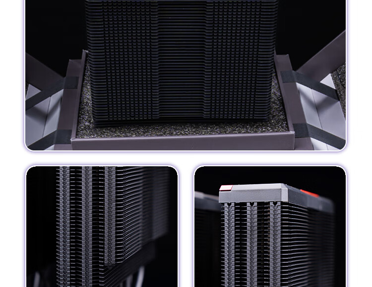 VALKYRIE EL125 WHITE VK CPU Air Cooler, Dual Tower, Anti-Gravity 6 Heat Pipes Pure Copper Base, Supports LGA1700 AM5, ARGB Lighting Effects 8