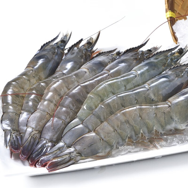 京东超市海外直采泰国活冻白虾/女王虾850g(超大号21/30规格)17-26只/盒