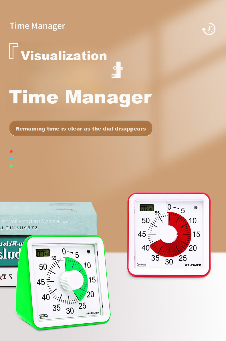 QT-TIMER Timer for Children's Self-Discipline Time Management, Countdown Reminder, Student Homework Visualization Timer, Birthday Gift 1