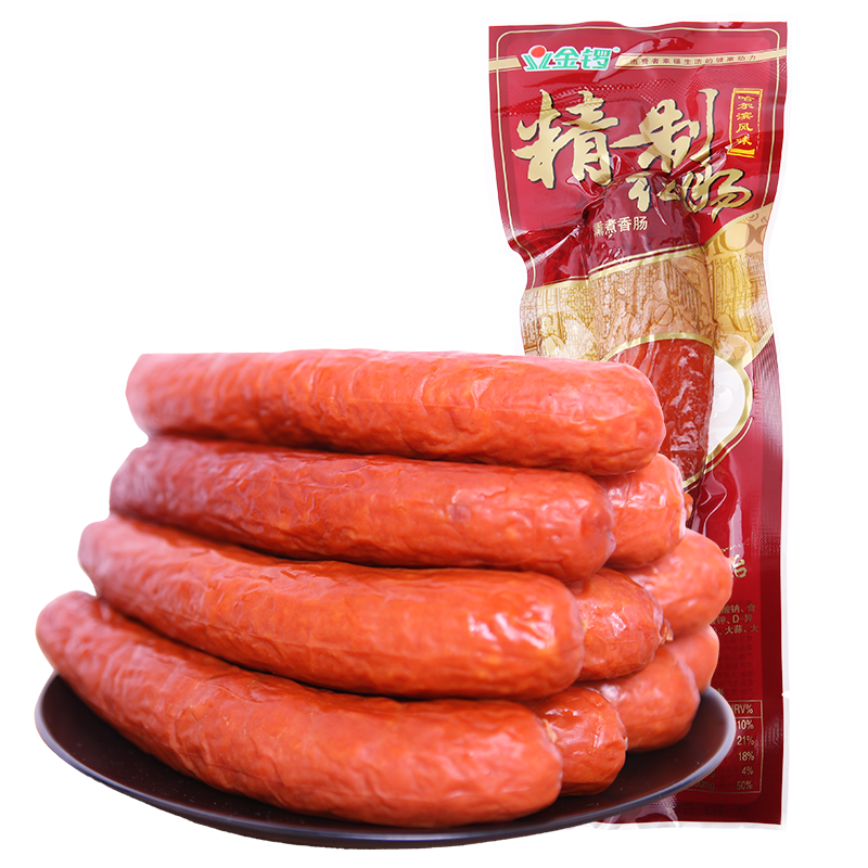 金锣 精制哈尔滨风味红肠 135g 熟食即食火腿肠肉肠