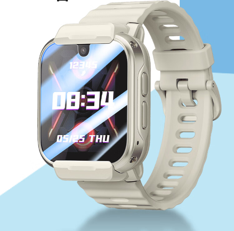 ESCASE [Three-Pack Premium] Screen Protector for Xiaomi Mijia Children's Smartwatch S1, Tempered Glass Film, Shatterproof, Scratch-Resistant, Auto-Adhesive, Fingerprint-Resistant Glass Film 6