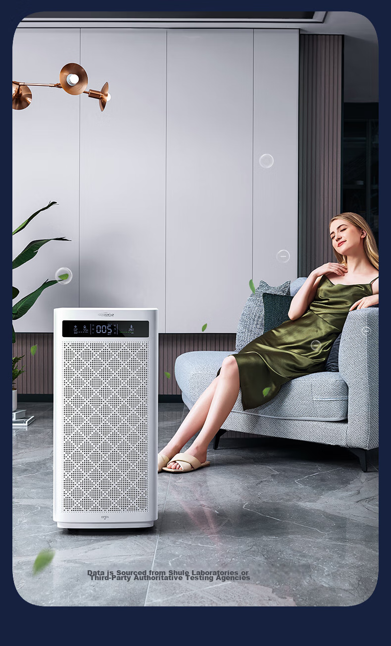 SOLEUSAIR Air Purifier Removes Formaldehyde, Bacteria, Flu Virus, Pet Hair, Odors, Allergens, Disinfects And Purifies A10 with Adsorption for Polle 7