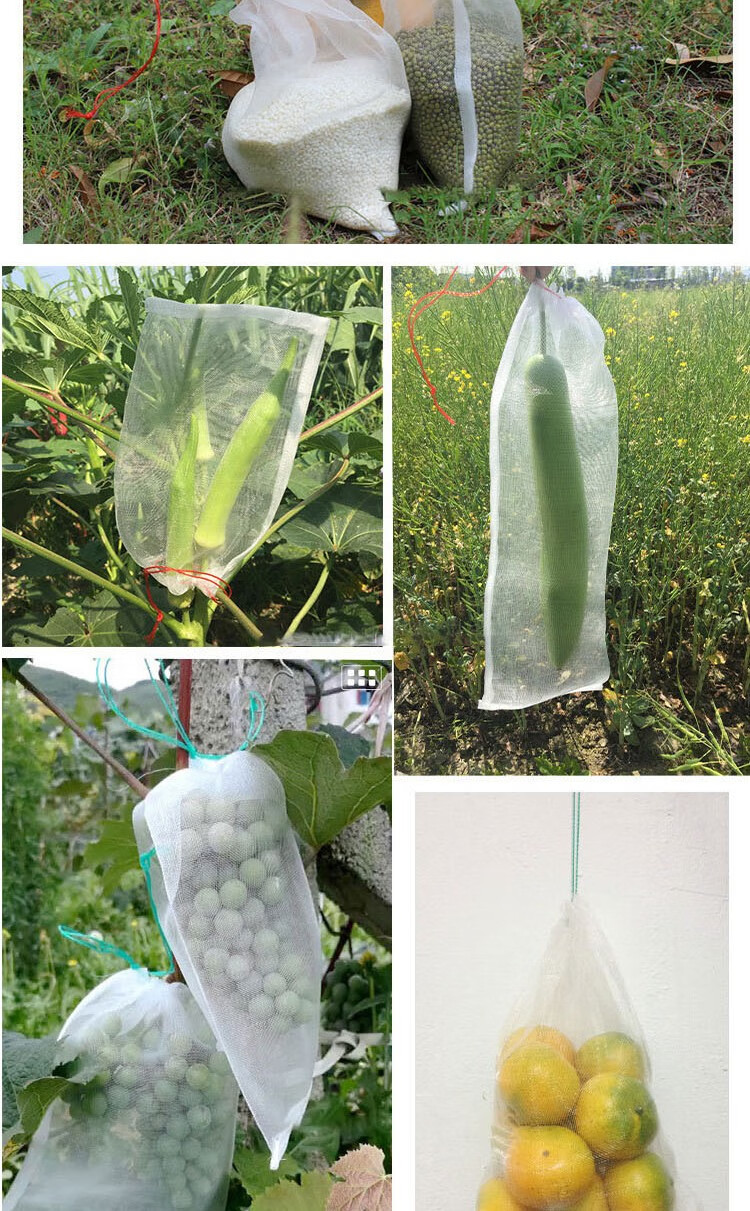 Haisidike HK-5103 [Beijing Warehouse Delivery] Nylon Mesh Bag, Insect-Proof Screen Bag, Seed Bag, Rice Breeding Bag, Nylon Bag, Gauze Bag, 40 Mesh, 75*55cm (10 Pieces/unit) 6