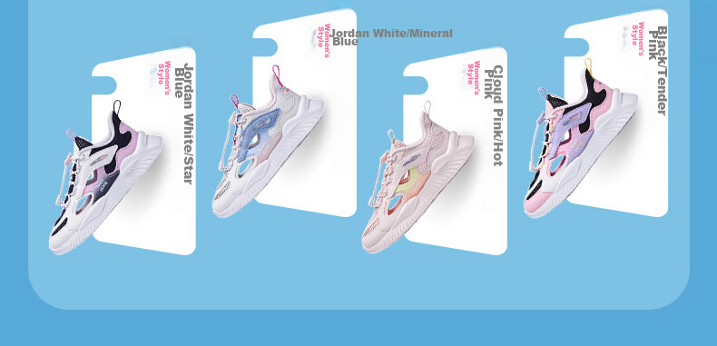 QIAODAN Boys' Cage Shoes, Children's Summer Breathable Sports Running Shoes, Big Kids' Cool Shock-Absorbing Sneakers, Size 40 41