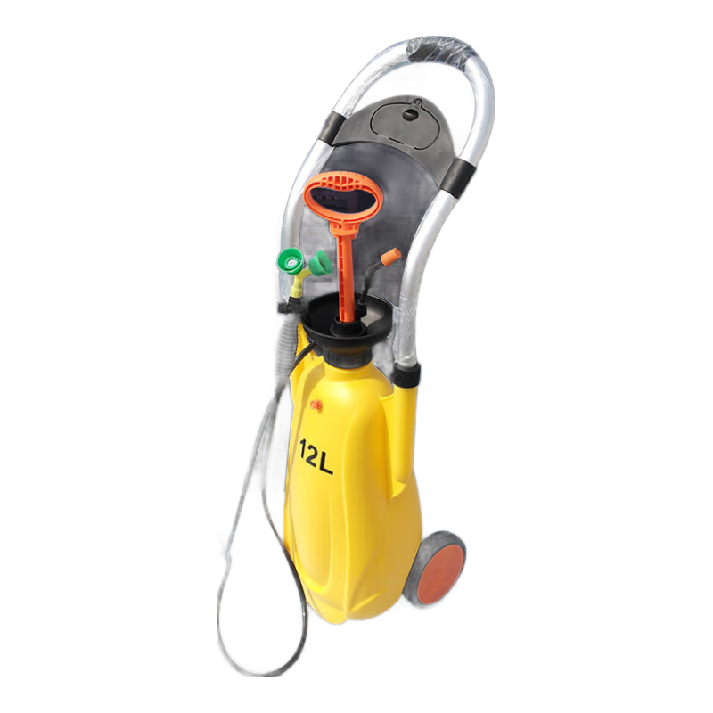 Jinggan Industrial Eye Wash Station, Pressure Double Outlet, 12 Liters, Yellow Portable Eye Wash Device for Factory Inspectio