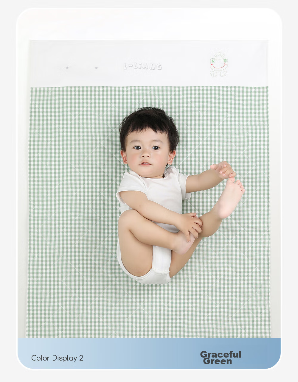 Liangliang Baby Waterproof Washable Cotton Linen Large Urine Pad Mattress 81x60cm Cooling Mat 16