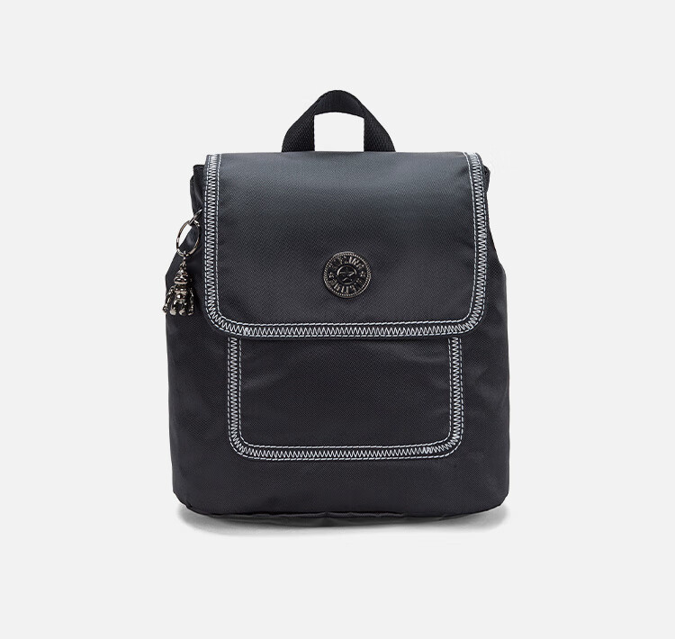 Kipling ADINO S Lightweight Stylish Flip Backpack School Bag for High School Students Birthday Gift Dark Night Black 6