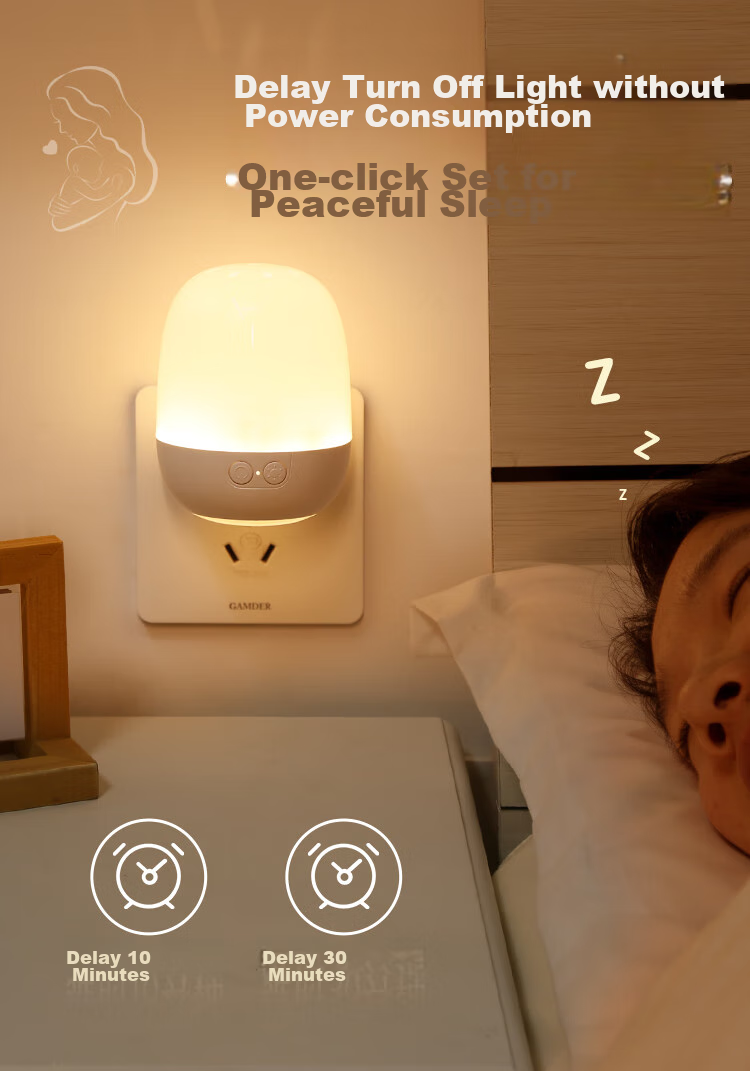 Heart Lock Night Light, Baby Feeding Lamp, Remote Control Bedroom Bedside Lamp, Plug-In Sleep Light, Infant Nursing Mother And Baby Night Light for Nighttime Use 4
