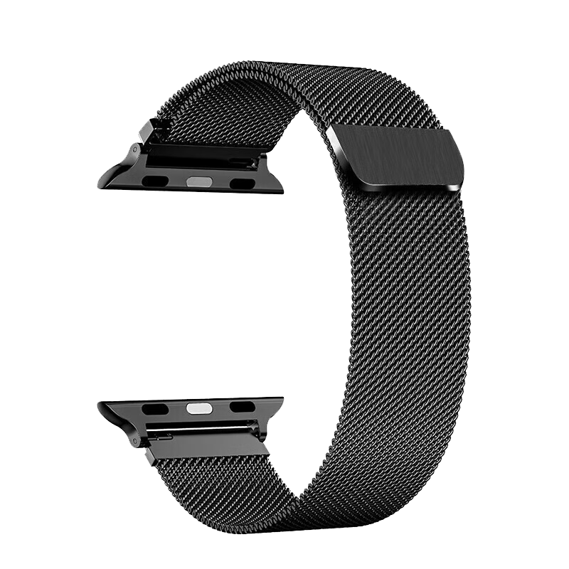 ESCASE Suitable for Huawei Watch Straps GT6/5/4/Pro/Watch5/4/Buds Smartwatch, Fine Litchi Pattern Genuine Leather Strap, 46/48MM Deep Black S02