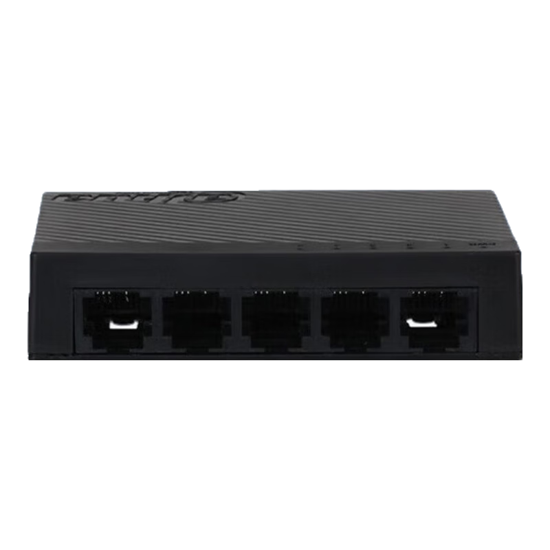 Dahua 5-Port 100Mbps Switch, Enterprise-Grade Switch, Plug-And Simple Home And Dormitory Monitoring Network Cable Splitter, Small Network Ethernet Splitter