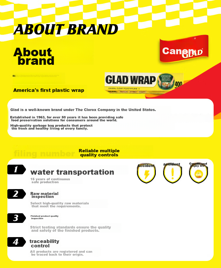 Glad Food-Grade Cling Film, Perforated, 25 Meters, Household Cling Wrap for Refrigerator And Microwave Safe, PW25M 21