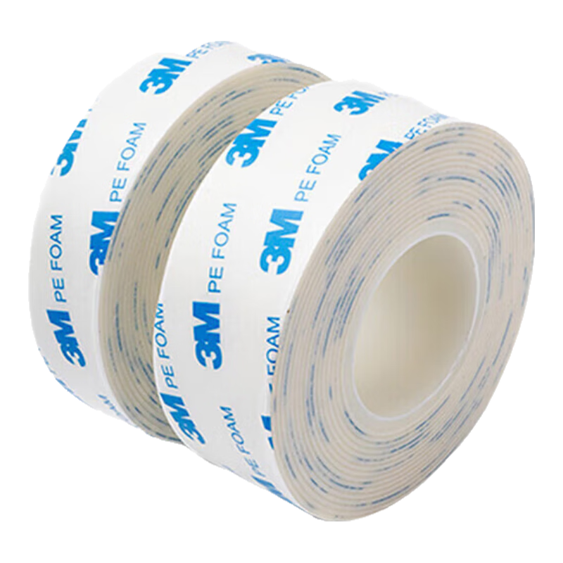 3M Double-Sided Tape, Strong Adhesive, Waterproof, for Office Use/ETC Cards/Student Stationery/Hobby Crafts, Suitable Adhesive 1600T, 50MM*