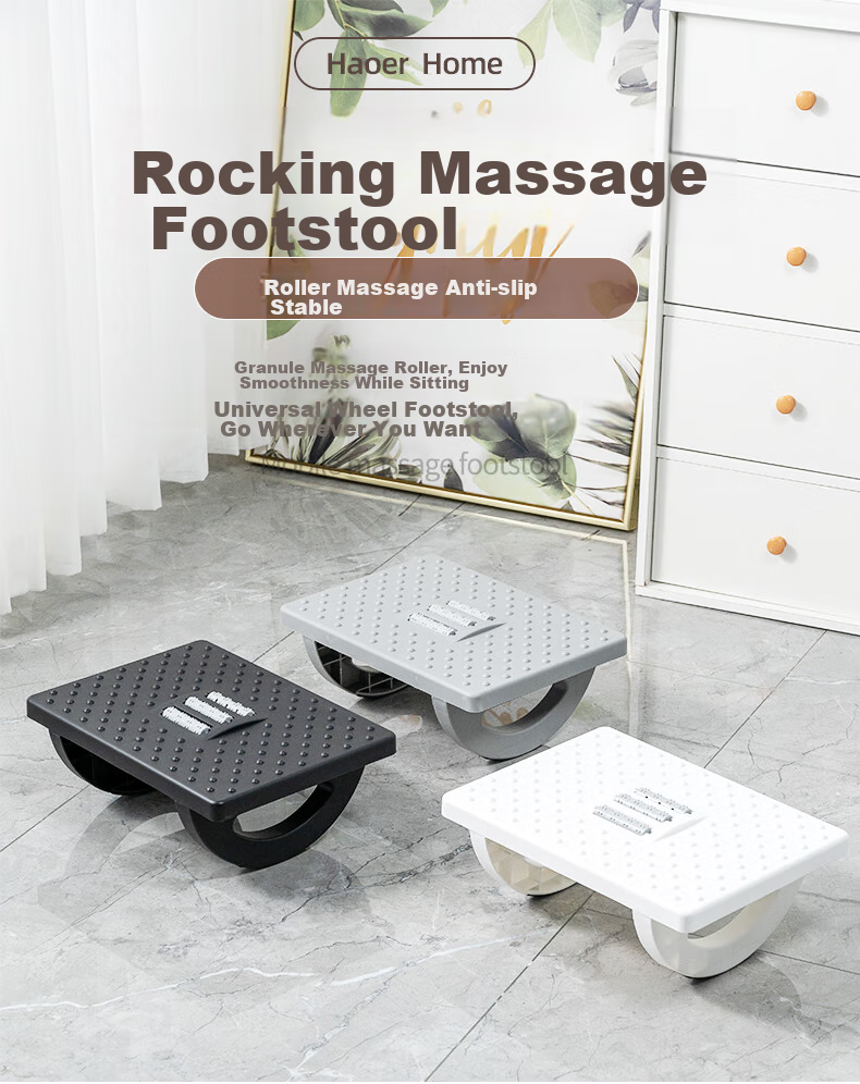 Haoer Office Footrest, Creative Home Sofa Leg Rest, Adjustable Triangular Foot Stool 1