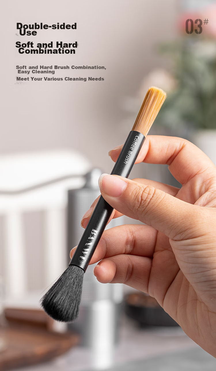 Banwushenghuo Coffee Brush, Coffee Machine Cleaning Brush, Coffee Grinder Cleaning Brush, Coffee Powder Sweeping Brush, Cleaning Brush, Washing Brush, Coffee Accessories 6