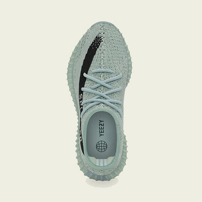 Adidas Yeezy350 Gray Lake Green Breathable Coconut Casual Shoes for Men And Women HQ2060 Size 38 5