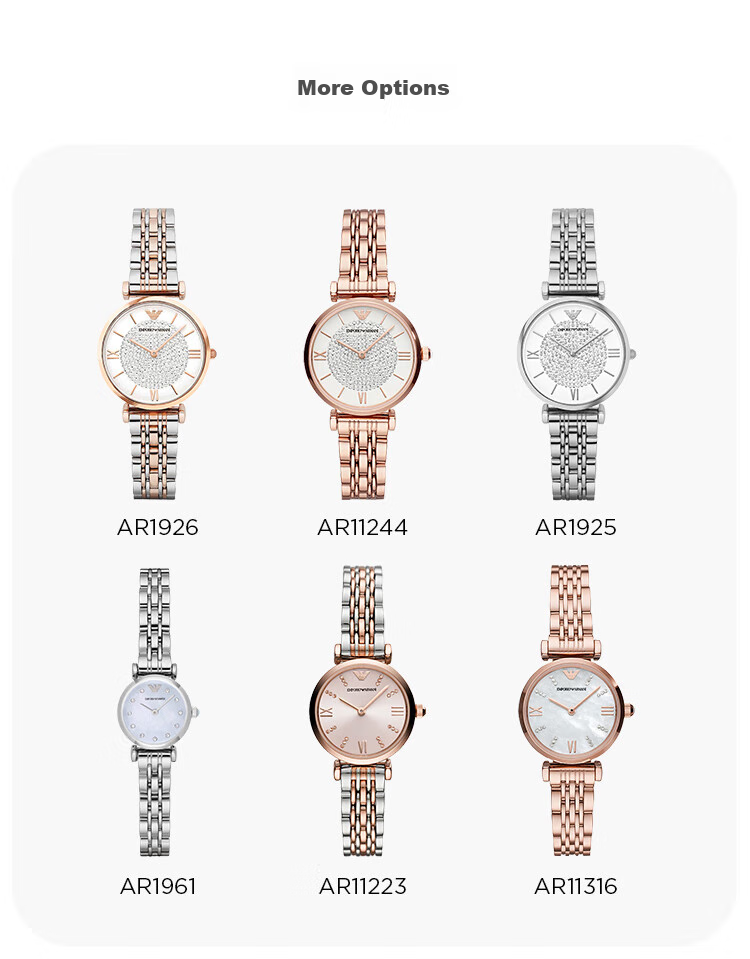 EMPORIO ARMANI Women's Watch, White Moonlight Series Quartz Watch, Birthday Gift for Girlfriend, AR1961 10