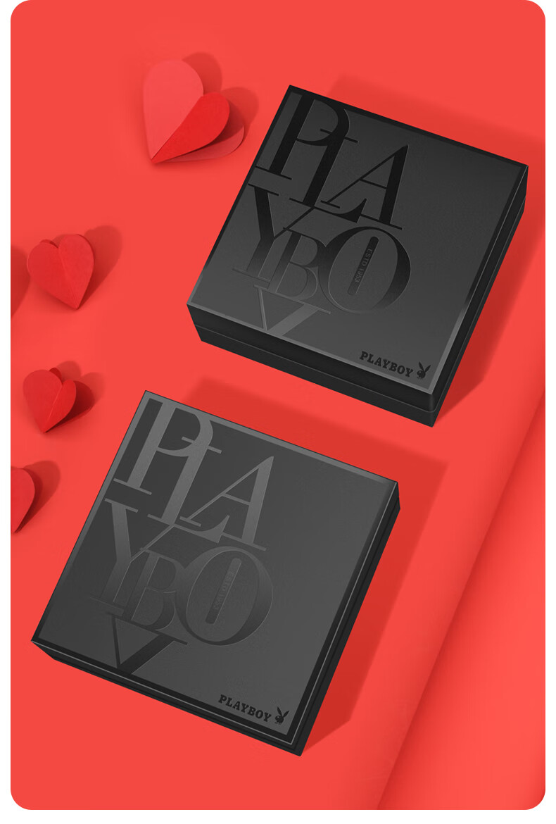PLAYBOY Genuine Leather Men's Wallet First Layer Cowhide Card Holder Gift Box for Boyfriend Husband Father Birthday 6