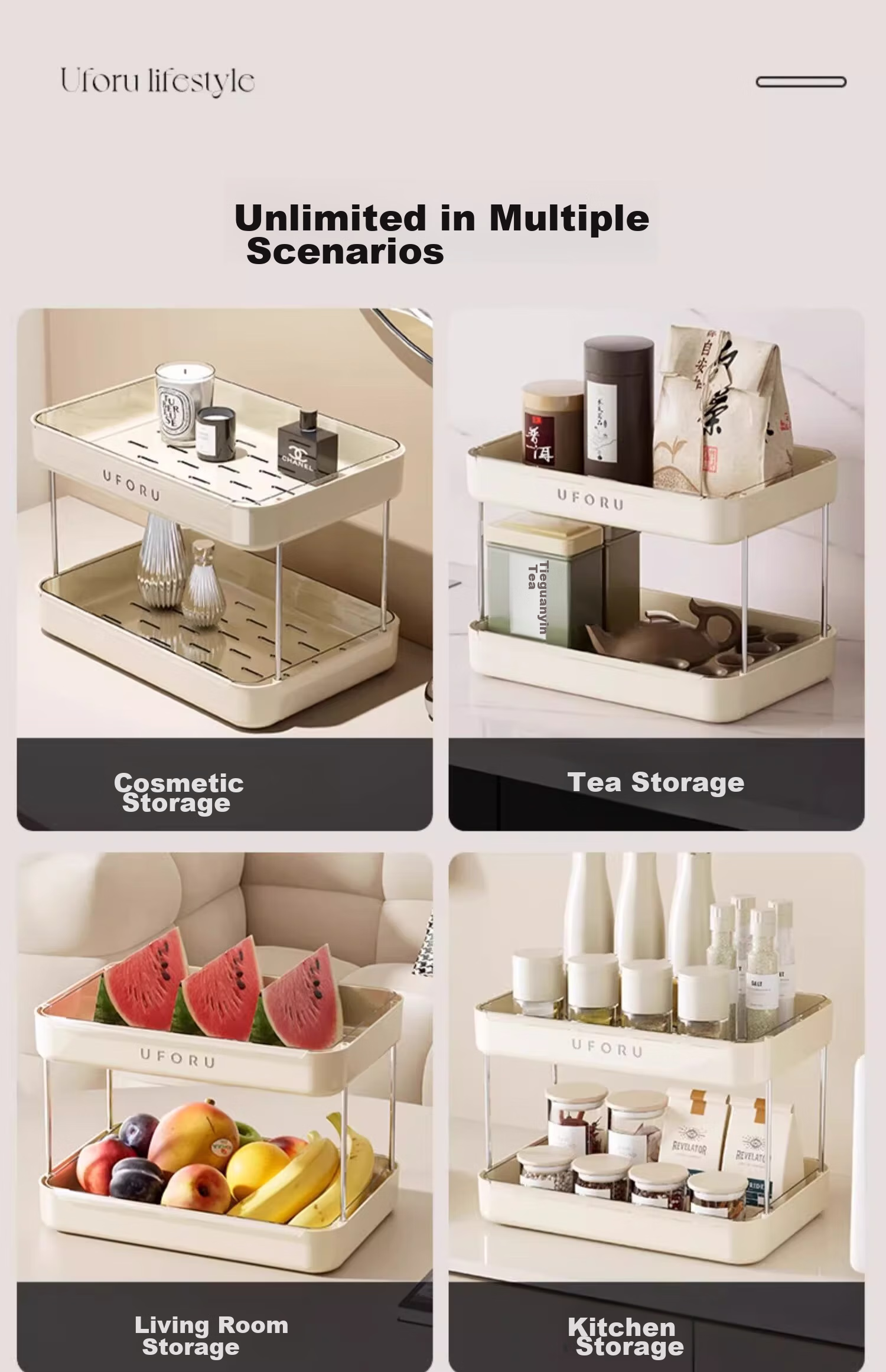 Jiadu Cup Storage Rack, Desktop Holder for Water Cups And Teacups, Dining Table Tray, Light Luxury Home Use, Double-Layer Draining Cup Rack 11