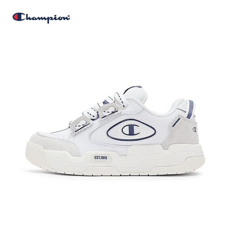 Champion American Champion Sneakers for Women And Men, Thick-Soled Classic Street-Style Simple Versatile Sneakers 24SST28 White 35