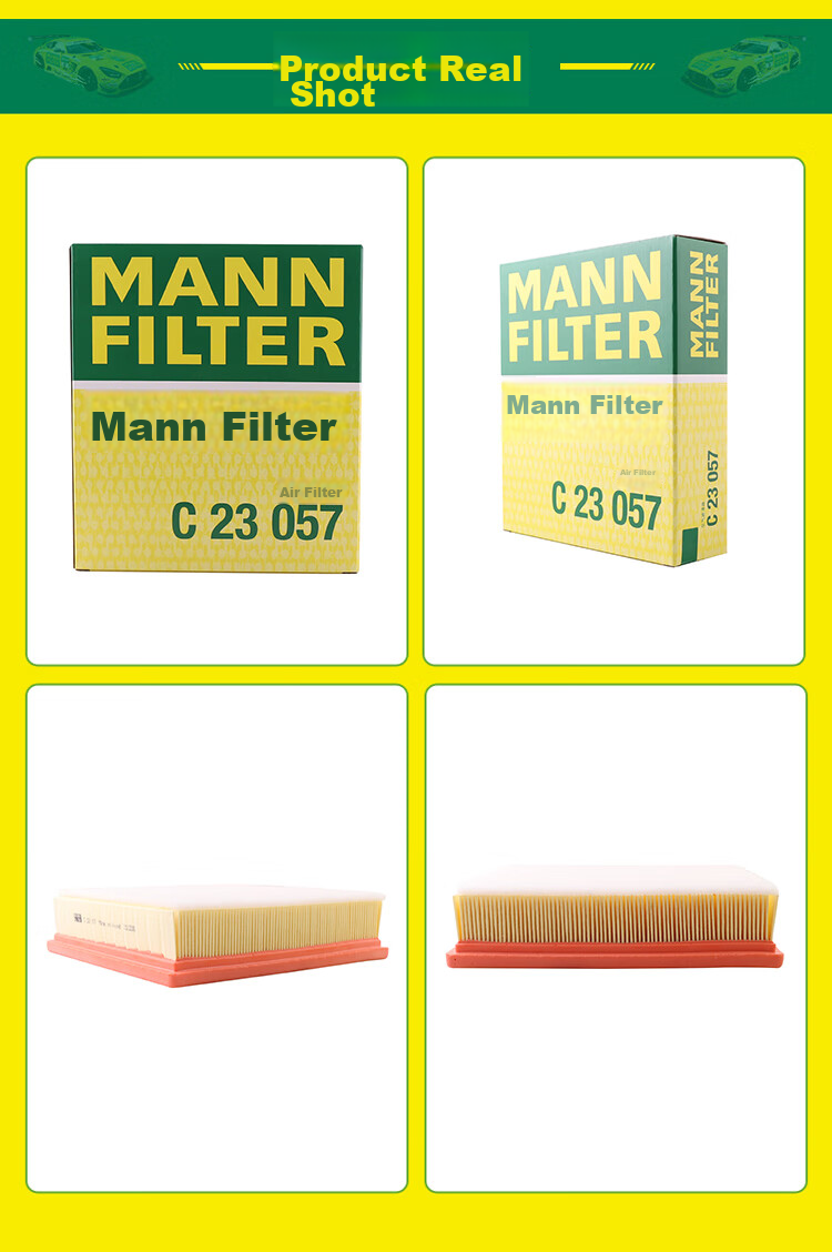 MANNFILTER Air Filter Element C23057 Compatible with Changan UNI-K IDD 1.5T/UNI-K 2.0T 9