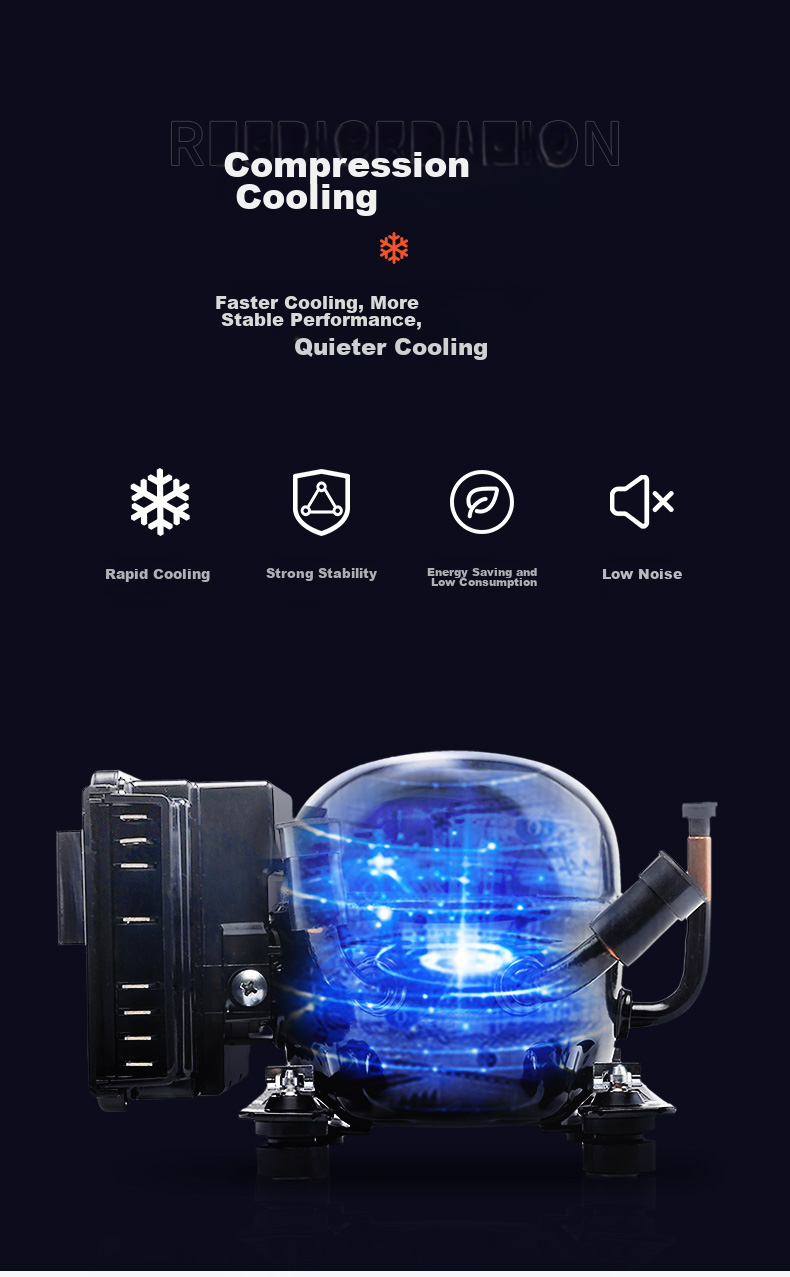Alpicool Compressor Cooling CL40 Car Refrigerator, RV 12V/24V Dual-Use for Car And Home, Freezing And Refrigeration, Large Truck Refrigerator 7