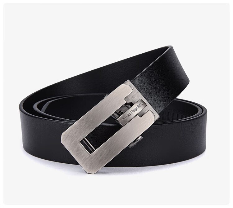 Hush Puppies Genuine Leather Belt for Men with Automatic Buckle, Business Style Waistband Gift Box Set, Birthday Present for Boyfriend Or Father 12