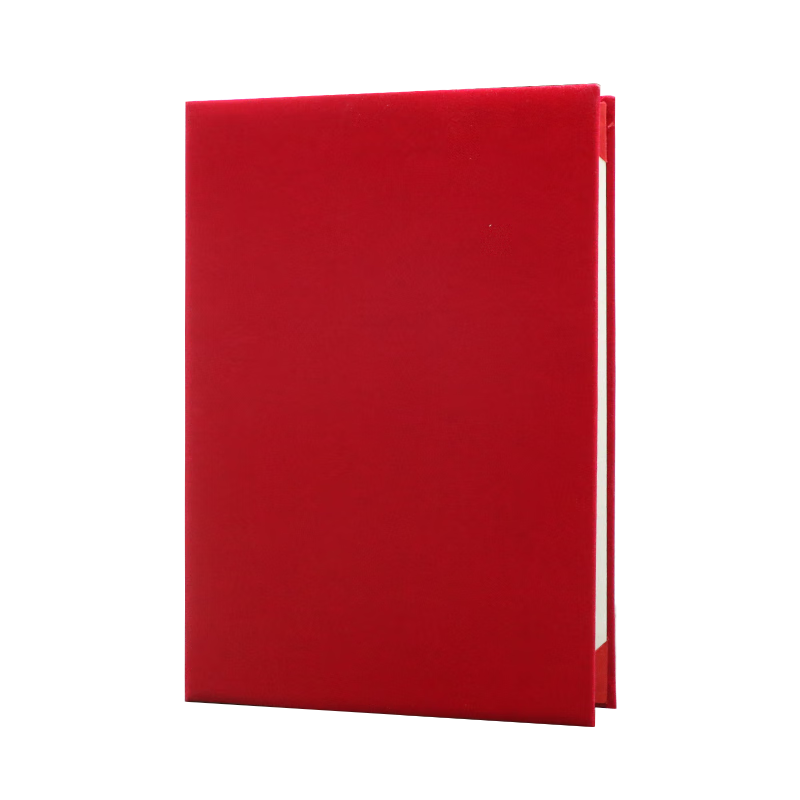 Befon Recitation Folder, Poetry Recitation Booklet, Speech Folder, Recitation File Folder, Speech Outline Folder, Contract Folder, A4 Velvet Red Blank Certificate Cover 2301